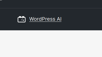 AI będzie natywne w WordPressie